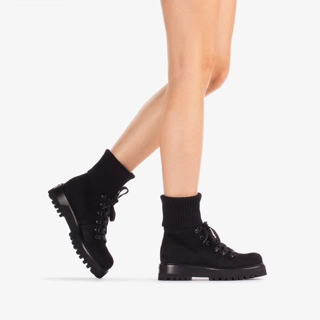 Le Silla Stivaletto Da Trekking Camoscio Nero