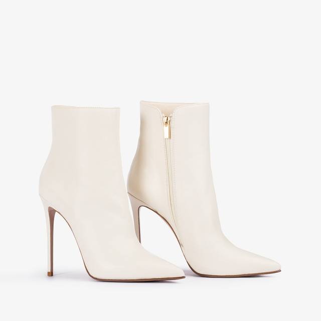 Le Silla Stivaletto Nappa Bianco Milk