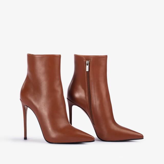 Le Silla Stivaletto Nappa Marrone Caramel