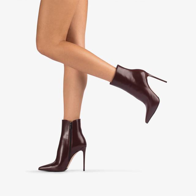 Le Silla Stivaletto Pelle Marrone Fondente