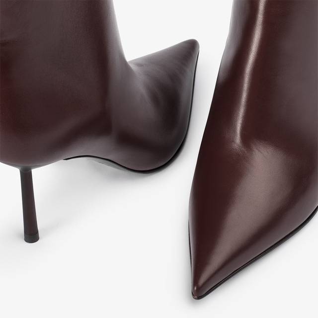 Le Silla Stivaletto Pelle Marrone Fondente