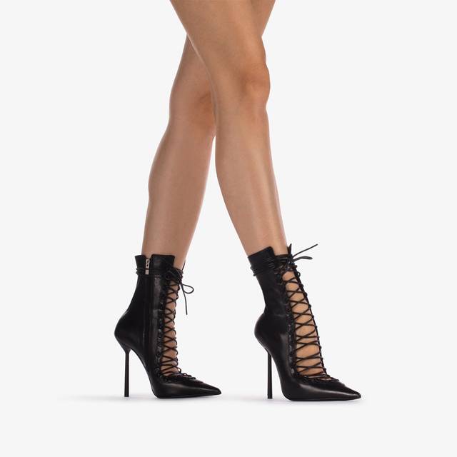 Le Silla Stivaletto Pelle Nera