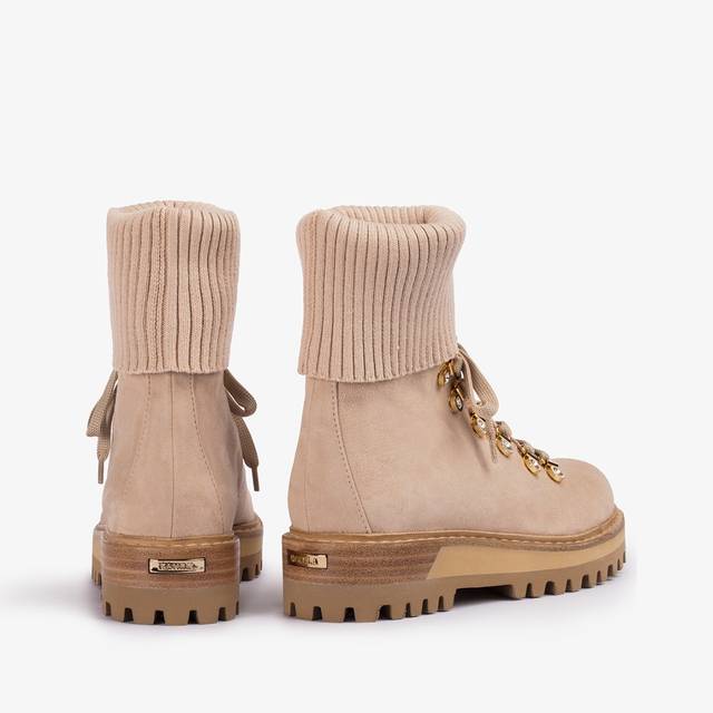 Le Silla Stivaletto Trekking Camoscio Beige Tower