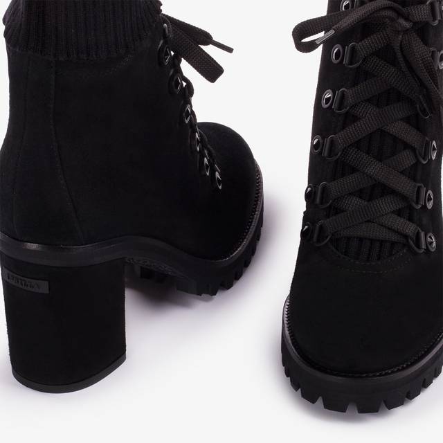 Le Silla Stivaletto Trekking Camoscio Nero