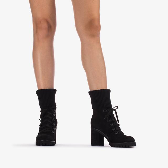 Le Silla Stivaletto Trekking Camoscio Nero