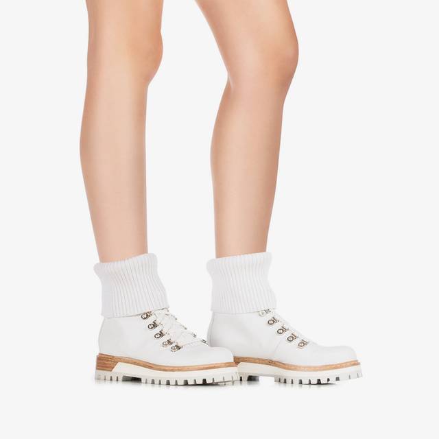 Le Silla Stivaletto Trekking Pelle Bianco