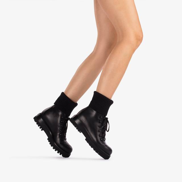 Le Silla Stivaletto Trekking Pelle Nero