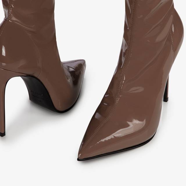 Le Silla Stivaletto Vinile Nude Silk