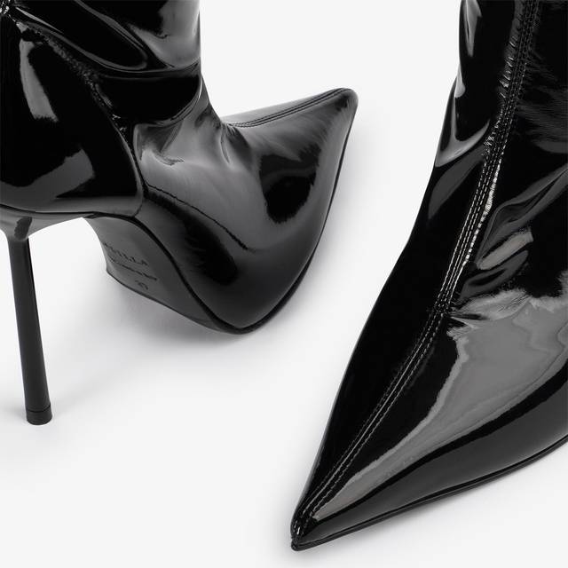 Le Silla Stivaletto Vinile Stretch Nero