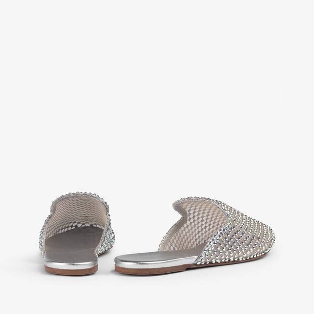 Le Silla Sabot Gioiello Rete Argento Eclissi Con Cristalli