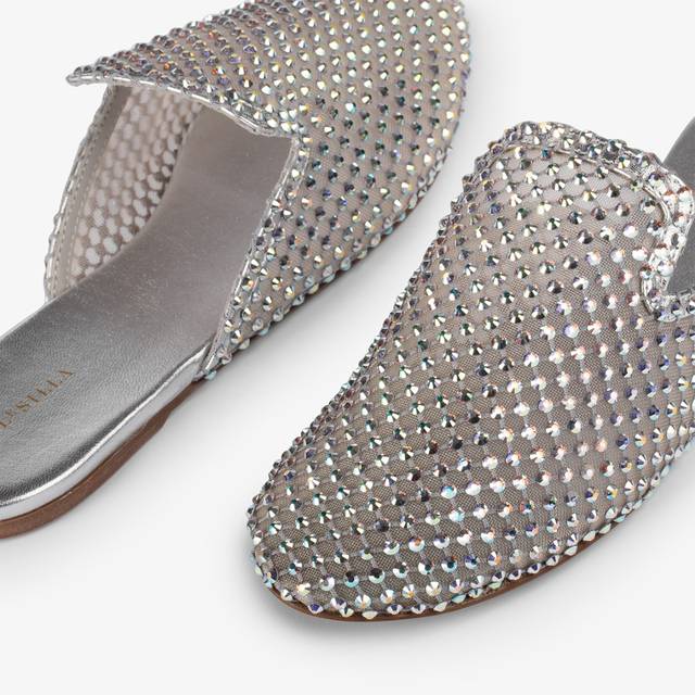 Le Silla Sabot Gioiello Rete Argento Eclissi Con Cristalli