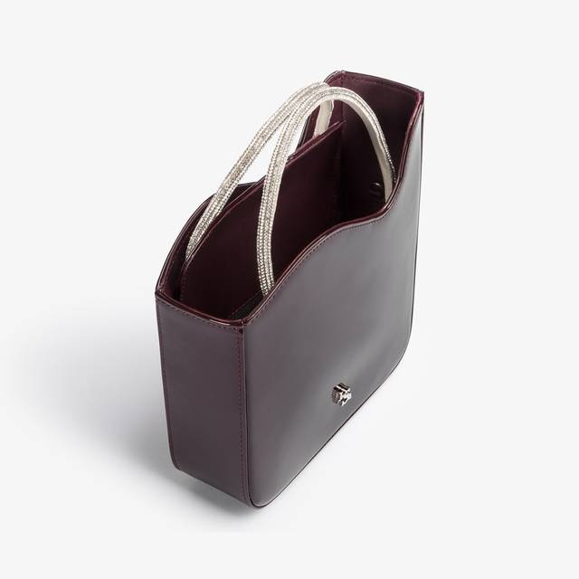 Le Silla Small Bag Vernice Rossa Cherry E Cristalli