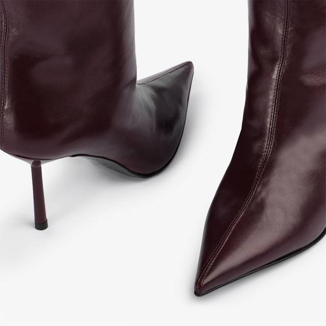 Le Silla Stivale Sopra Il Ginocchio Nappa Rosso Cherry