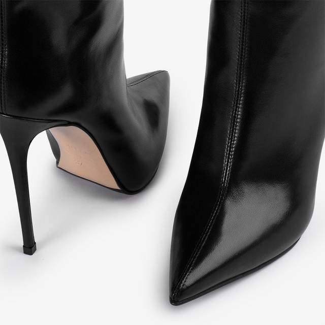 Le Silla Stivale Sopra Il Ginocchio Oversize Nappa Nero