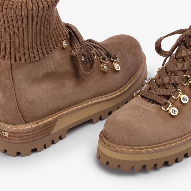 Le Silla Stivaletto Trekking Camoscio Marrone Ginger