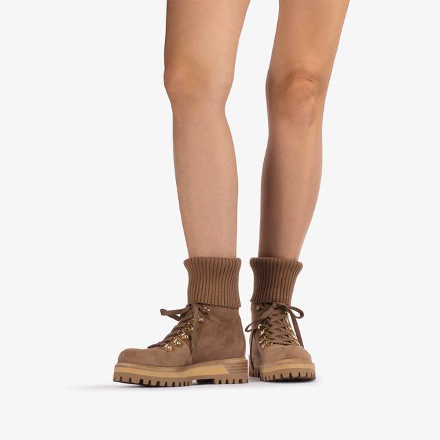 Le Silla Stivaletto Trekking Camoscio Marrone Ginger