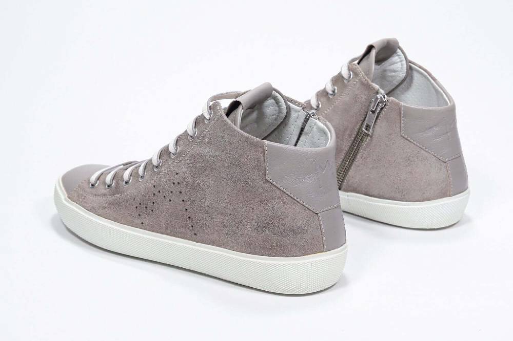 Leather Crown EARTH | Beige - Alte - Uomo