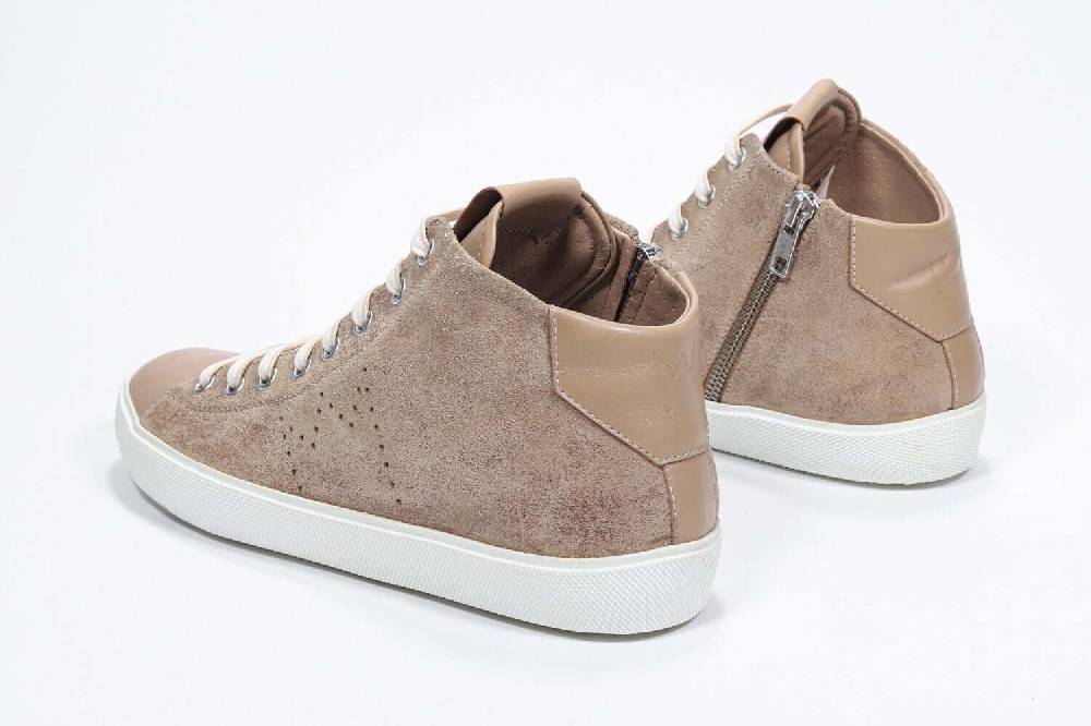 Leather Crown EARTH | Cuoio - Mid Top - Uomo