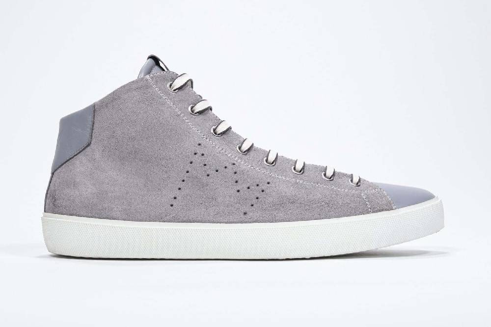 Leather Crown EARTH | Grigio Chiaro - Alte - Uomo