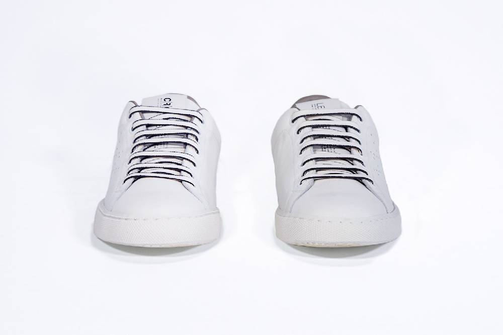 Leather Crown LC06 | Beige & Bianche - Basse - Donna