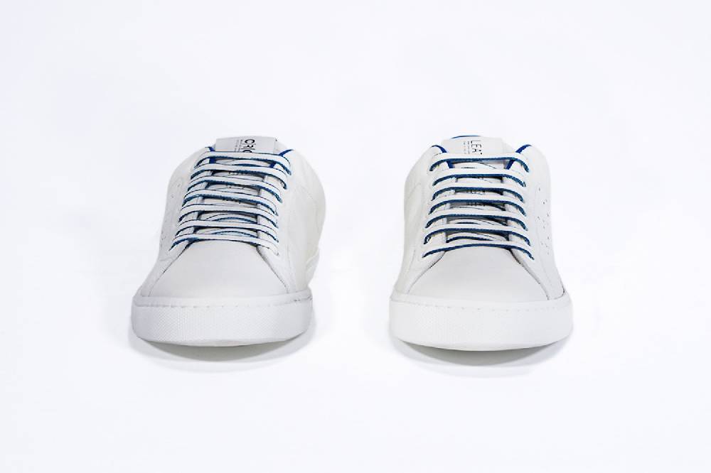 Leather Crown LC06 | Blu & Bianche - Basse - Uomo