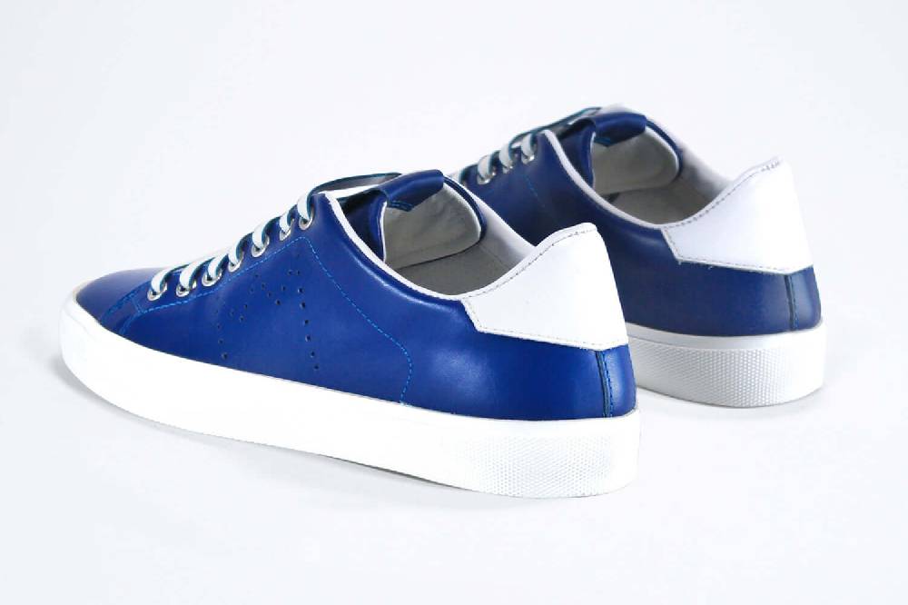 Leather Crown LC06 | Denim E Bianco - BASSE - Donna