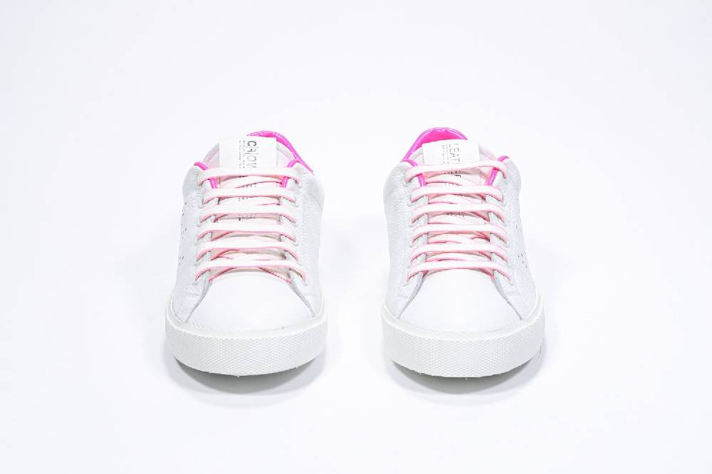Leather Crown LC06 | Fucsia & Bianche - Basse - Donna