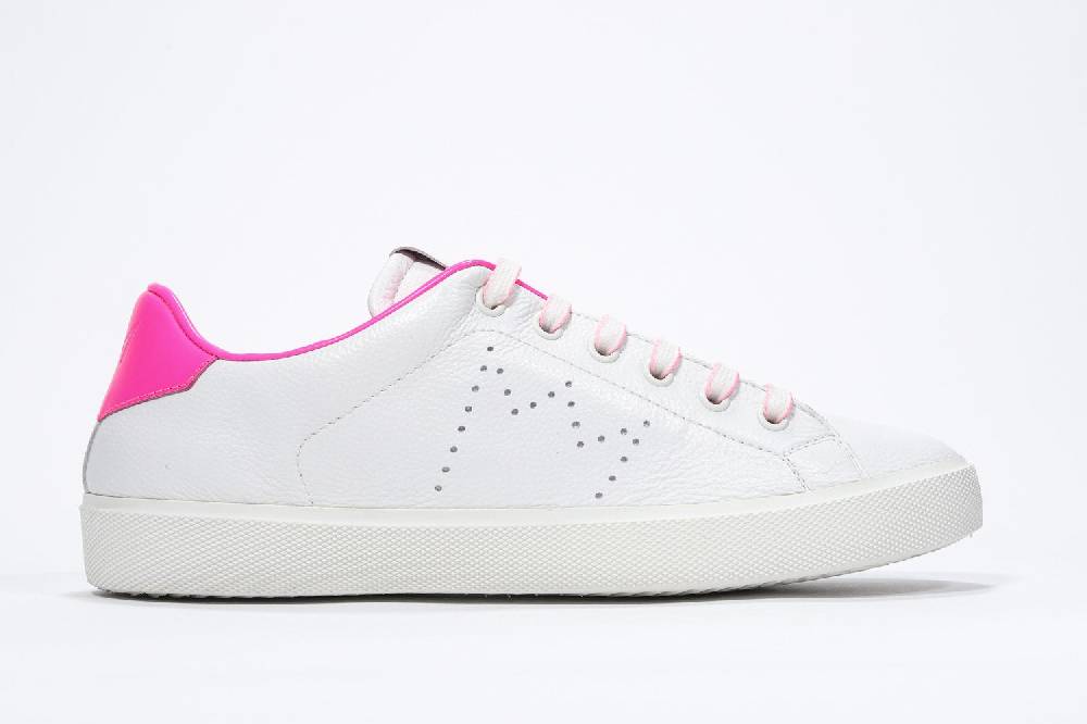 Leather Crown LC06 | Fucsia & Bianche - Basse - Donna