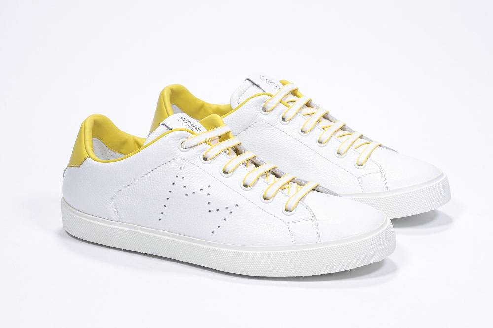 Leather Crown LC06 | Gialle & Bianche - Basse - Donna