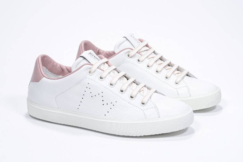 Leather Crown LC06 | Rosa & Bianche - Basse - Donna