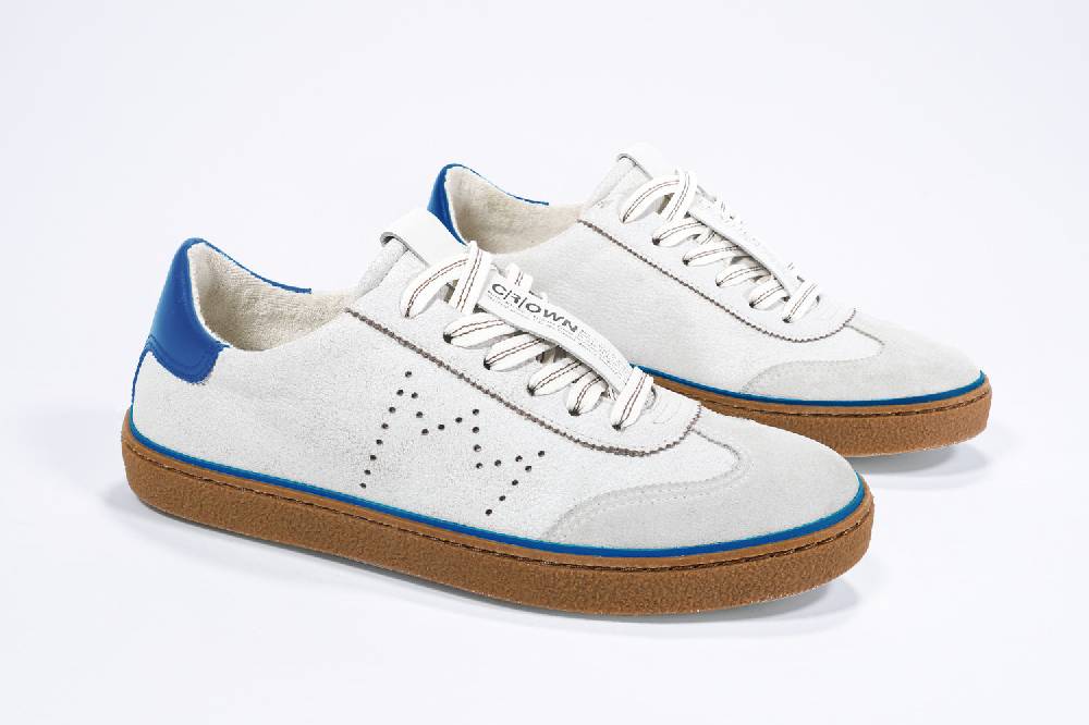 Leather Crown MODEL T | Retro Blue - BASSE - Uomo
