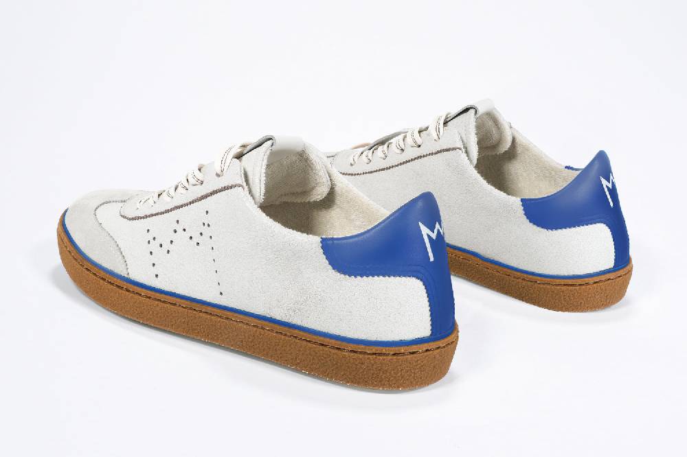 Leather Crown MODEL T | Retro Blue - BASSE - Uomo