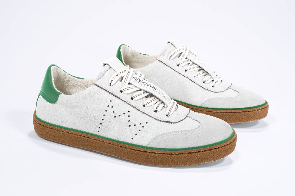 Leather Crown MODEL T | Retro Green - BASSE - Uomo