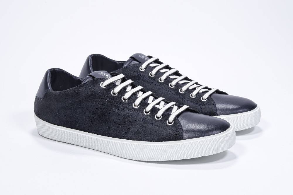 Leather Crown PURE | Navy - Basse - Uomo