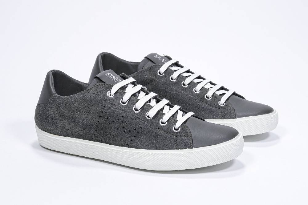 Leather Crown PURE | Verde Militare - Basse - Uomo