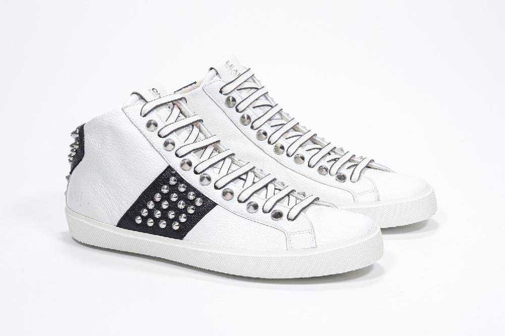 Leather Crown STUDBORN | Bianche & Nere - Alte - Donna