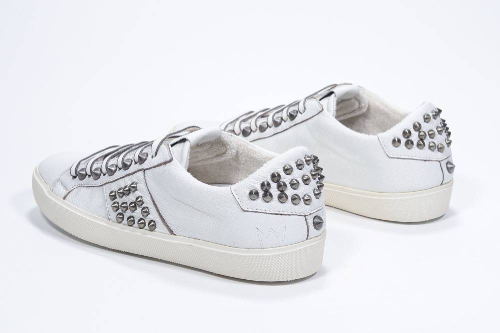 Leather Crown STUDLIGHT | Bianco - BASSE - Donna