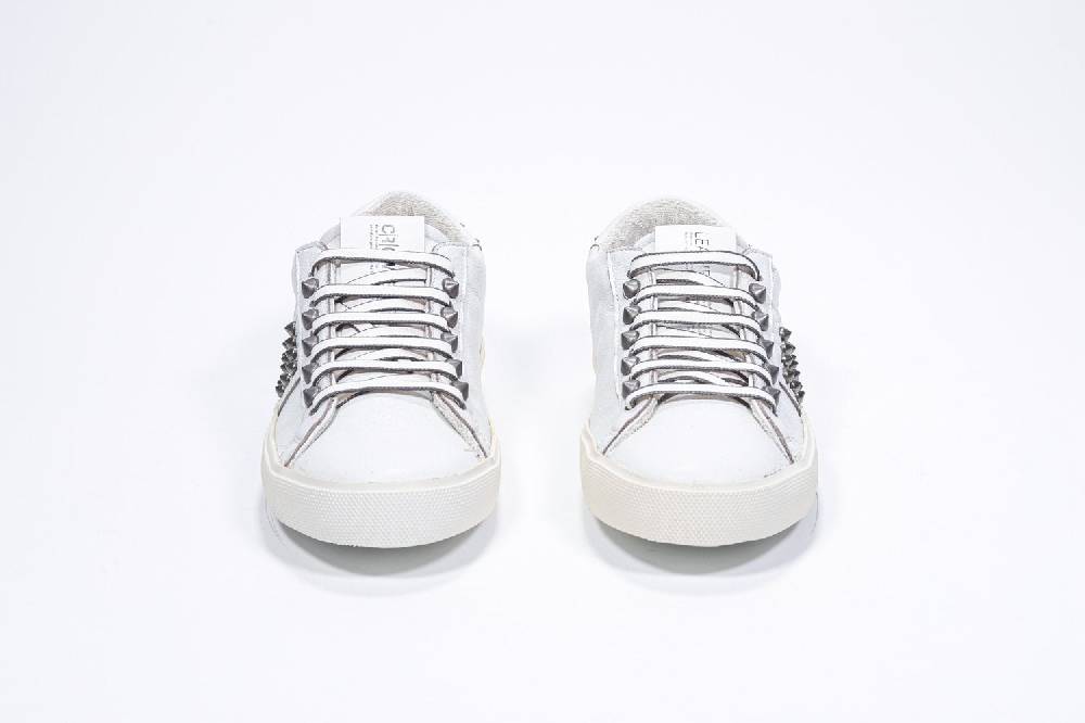 Leather Crown STUDLIGHT | Bianco - BASSE - Donna