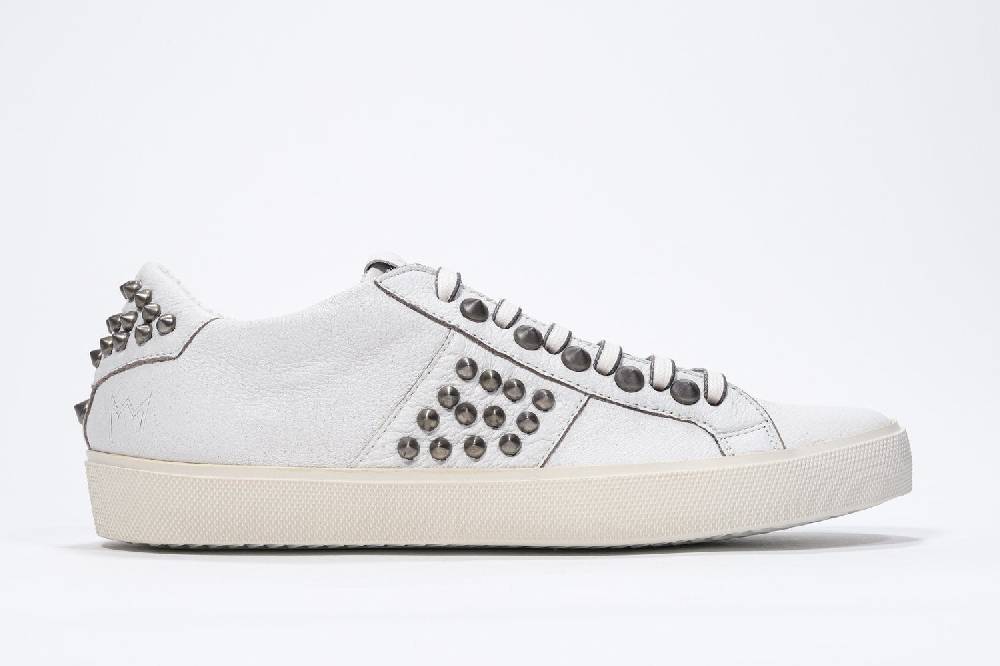 Leather Crown STUDLIGHT | Bianco - BASSE - Donna