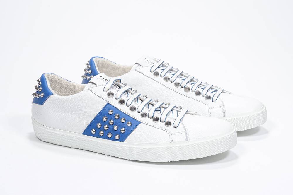 Leather Crown STUDLIGHT | Bianco E Blu - BASSE - Uomo