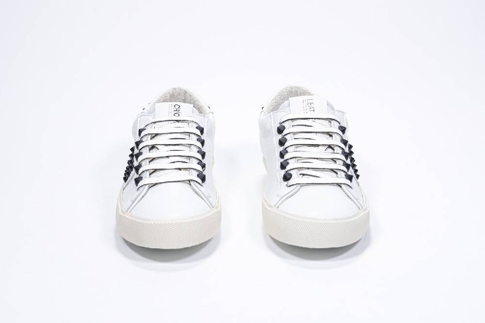 Leather Crown STUDLIGHT | Bianco E Nero - BASSE - Donna