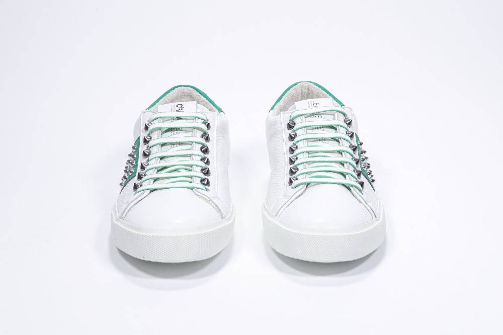 Leather Crown STUDLIGHT | Bianco E Verde - BASSE - Uomo