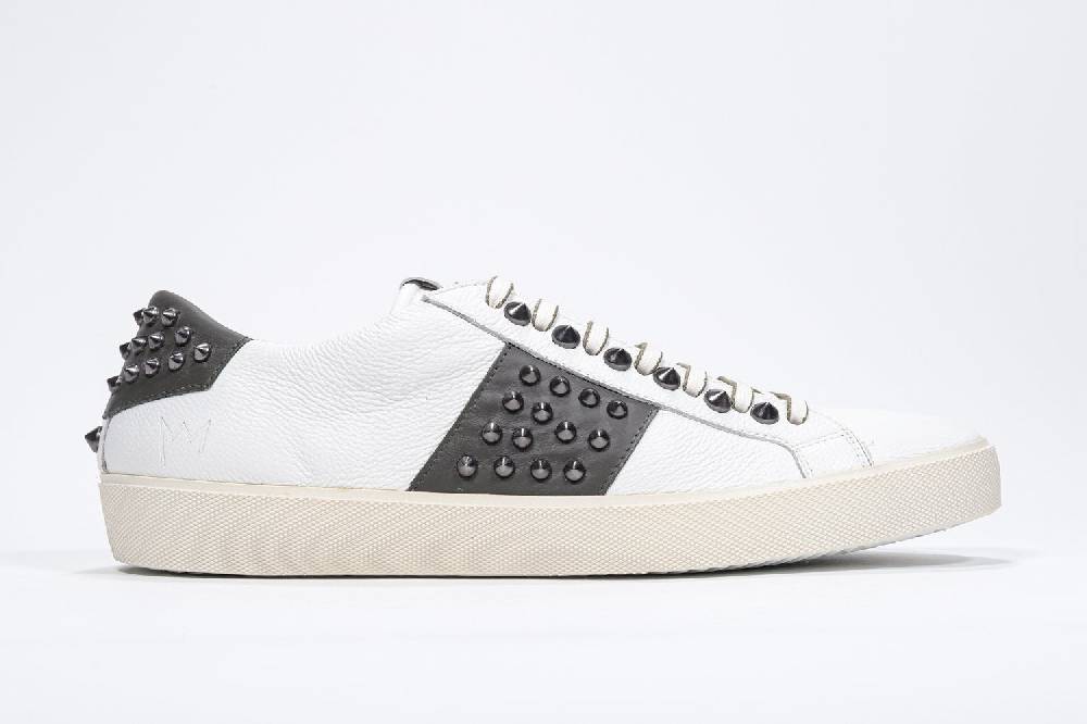 Leather Crown STUDLIGHT | Bianco e verde - BASSE - Uomo