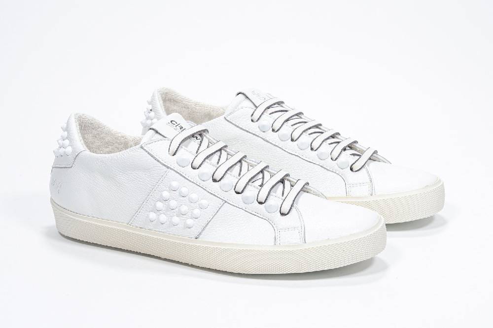 Leather Crown STUDLIGHT | Tutto Bianco - BASSE - Uomo