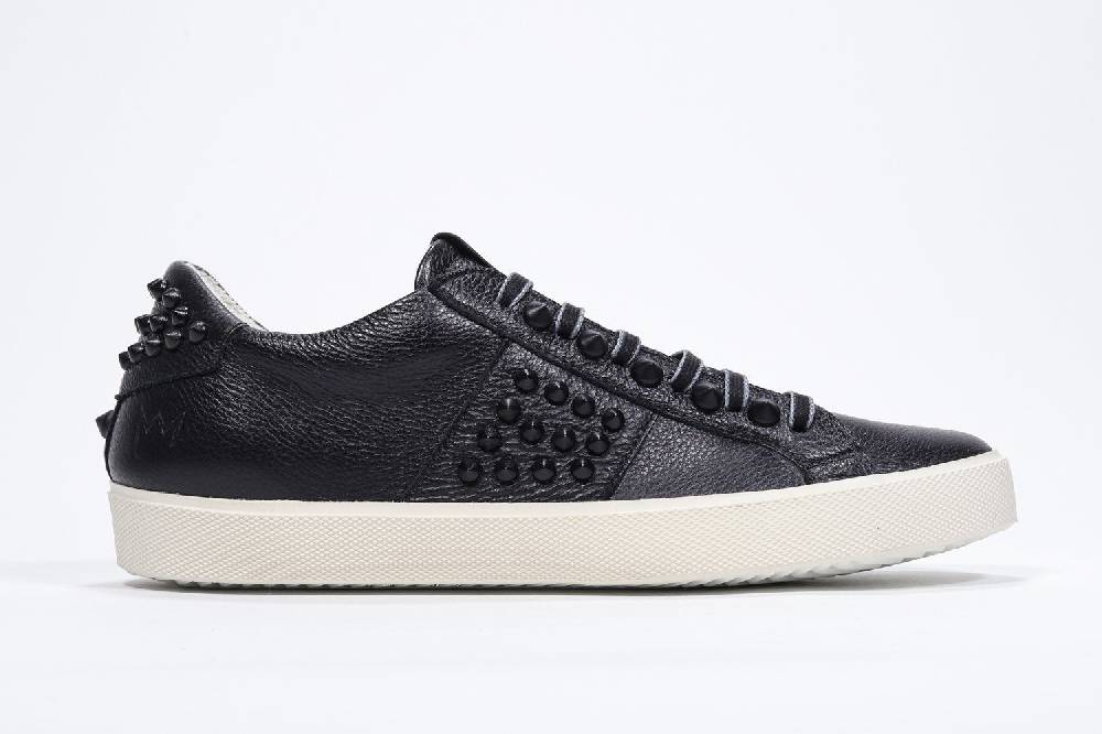 Leather Crown STUDLIGHT | Tutto nero - BASSE - Donna