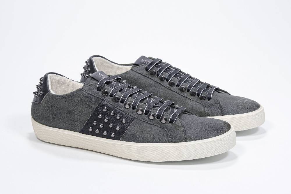 Leather Crown STUDLIGHT | Verde Militare - BASSE - Uomo