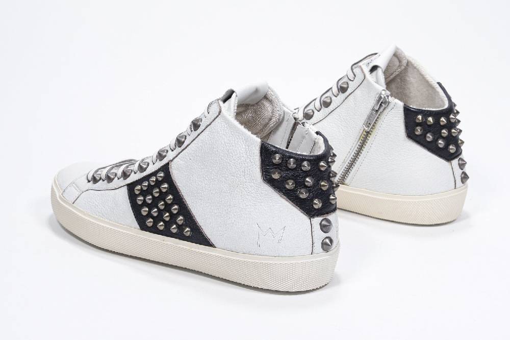 Leather Crown STUDBORN | Vintage Bianche & Nere - Alte - Donna