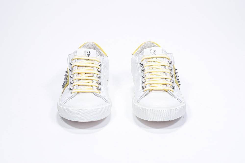 Leather Crown STUDLIGHT | Giallo E Bianco - BASSE - Donna
