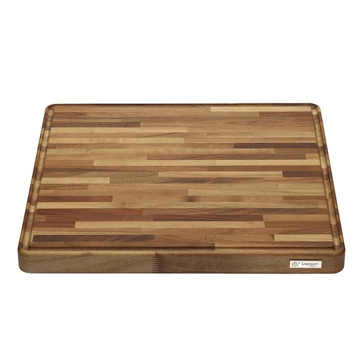 Legnoart Grand Gourmand Piano di lavoro professionale grande e robusto in legno di noce realizzato e rifinito a mano con metodi naturali