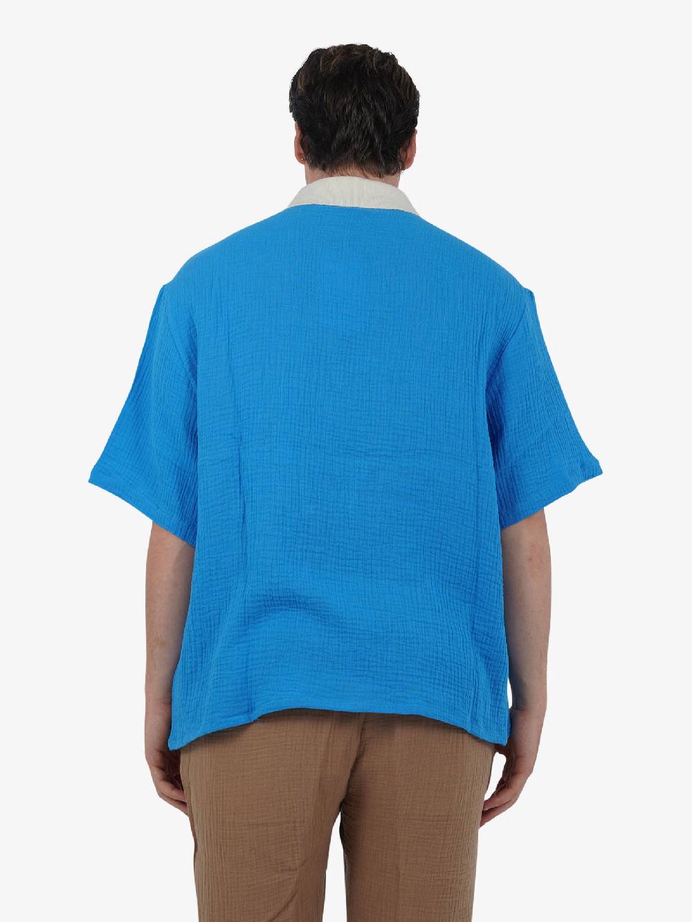 3DICI Camicia CAU3DICI025BA Uomo Cotone Blu